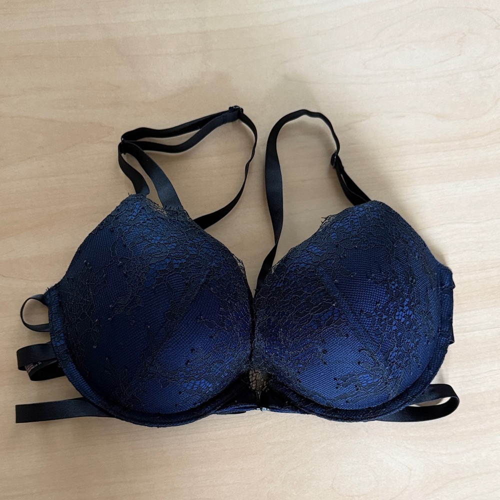 Victoria's Secret Midnight Blue Lace Bra